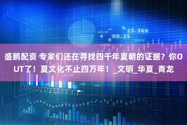 盛鹏配资 专家们还在寻找四千年夏朝的证据？你OUT了！夏文化不止四万年！_文明_华夏_青龙