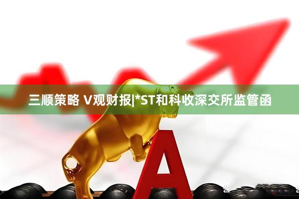三顺策略 V观财报|*ST和科收深交所监管函