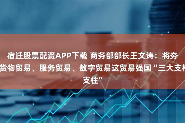宿迁股票配资APP下载 商务部部长王文涛:将夯实货物贸易、服务贸易、数字贸易这贸易强国“三大支柱”